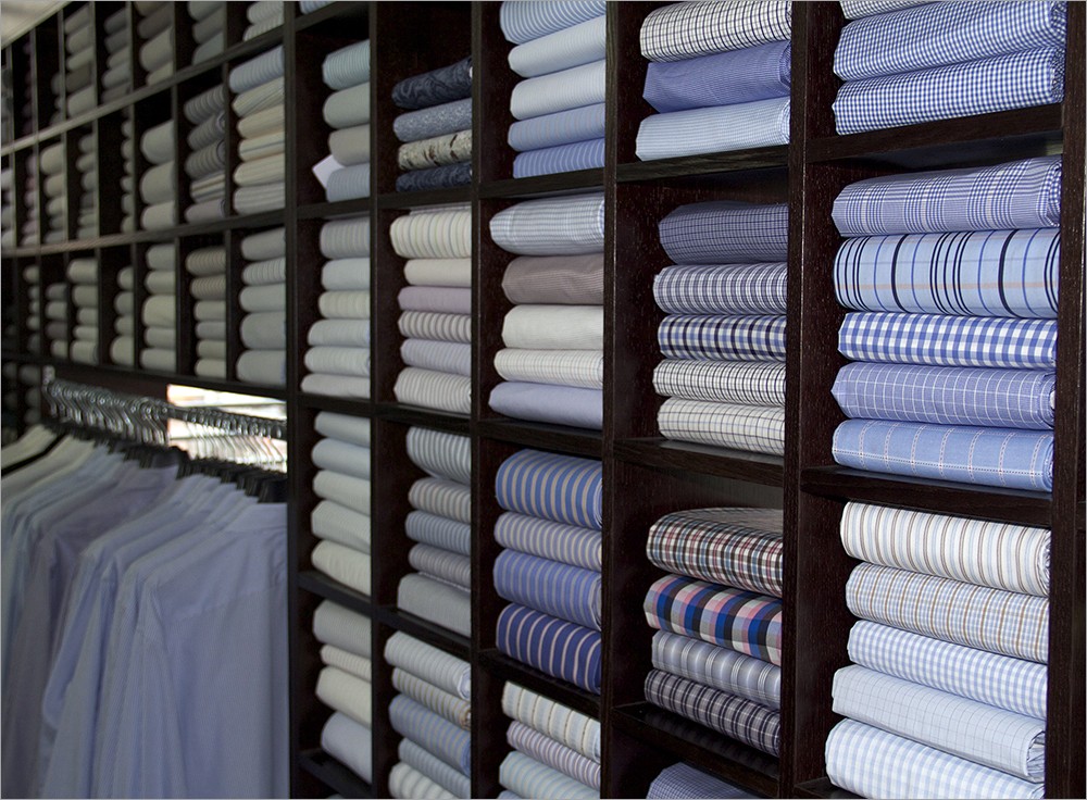 Cloth shelf at Dieter Betz